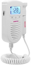 Load image into Gallery viewer, Side view of an at home baby doppler, a doppler to hear baby heartbeat which is both fda approved and Health Canada Certified.