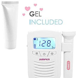 A baby heart monitor with a gel included which is the best at home fetal doppler in Canada.